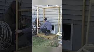 Easy to build cat patio 🐈 a catio [upl. by Nya]