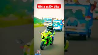 Ninja zx10r bike stand trendingshorts shorts viralshorts youtubeshorts sportsbike rider new [upl. by Adneram]