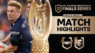 NRL 2024  Cowboys v Knights  Match Highlights [upl. by Bertold]