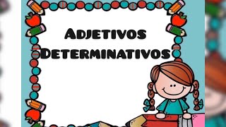 Adjetivos determinativos [upl. by Pool624]