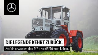 Die Legende kehrt zurück Azubis erwecken den MBtrac 6570 zum Leben [upl. by Otila191]