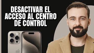 Cómo quitar el Centro de control de la pantalla de bloqueo en iPhone  Desactivar el acceso al [upl. by Aerdnac]