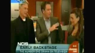 The Early Show  NCIS´ Mark Harmon Michael Weatherly and Cote de Pablo 2009 [upl. by Odarnoc]