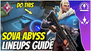 Sova Abyss Lineups  Must Know Tips and tricks Valorant [upl. by Eylhsa]