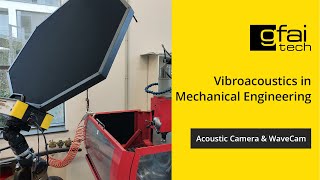 ACOUSTIC CAMERA amp WAVECAM Vibroacoustics in Mechanical Engineering [upl. by Bhatt683]