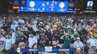 Últimos minutos del México vs Ecuador  Copa América 2024  Narración de Christian Martinoli [upl. by Liggitt]