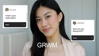 GRWM  QampA moving to NYC  quitting YT  life updates [upl. by Mushro]