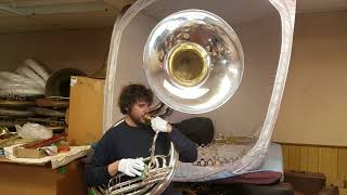 Miraphone sousaphone playtest [upl. by Zaragoza]