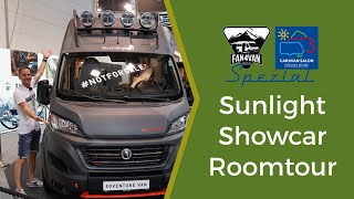 Sunlight Cliff 4x4 Adventure Van  Roomtour des Showcars auf Caravan Salon [upl. by Eelam]