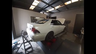 Toyota Altezza RS200 dyno mapping at STAutosport [upl. by Anuahsal]