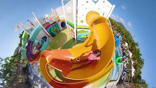 BIG4 Adventure Whitsunday Resort BIG HUGE MEGA Waterslide Park [upl. by Yrroc332]