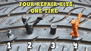 Four Repair Kits One Tire [upl. by Kling402]