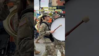 Rhode Island Army National Guard marching in Columbus Day Parade [upl. by Selwyn569]