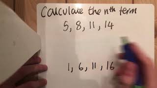 BennettMaths Nth term of a Linear Sequence [upl. by Sioled644]