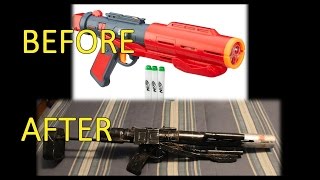 Star Wars Rogue One Nerf Death Trooper Blaster Conversion Part 1 [upl. by Hunsinger]