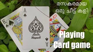 How to play war card game rummy kazhutha ചീട്ടു കൊണ്ട് ഒരു പുതിയ കളി How to play war using cards [upl. by Adnolaj]