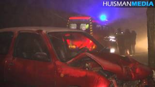 Ongeval Hoofdstraat Beerta  23 januari 2015 [upl. by Rawdan]