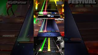 Battery guitar charts in 3 different games metallica fortnitefestival guitarhero rockband [upl. by Osman]