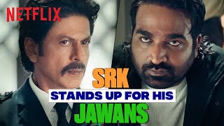 SRK holds Vijay Sethupathi Responsible for his ACTIONS in Jawan  Netflix India [upl. by Camille352]