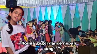 laure dai le 🔥dance florina gogoi  nepali song dance florinagogoi rajghar arunachal 2024 [upl. by Ruhnke]