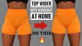 EXTREME HIP DIPS WORKOUT  Get WIDER HIPS Faster  SIDE GLUTES Exercises To Get Rid Of Hip Dips [upl. by Terrag]