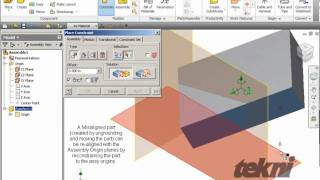 The Effect of ungrounding a base component in Autodesk Inventor [upl. by Annairdua737]