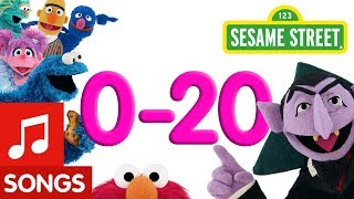 Sesame Street 020 Counting Songs  Number of the Day Compilation [upl. by Ianej]