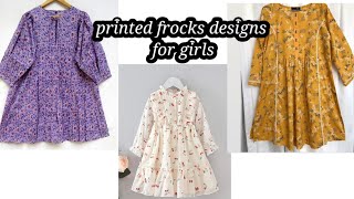 latest printed dress designsfrocks ky designsfrock designs 2024latest frock design [upl. by Yunick210]