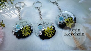 How to make resin keychain for Beginners  Personalize Resin Keychains  resin art ideas [upl. by Theona]