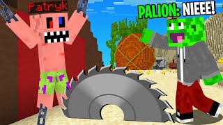 RATUJE OPĘTANEGO PATRYKA w Minecraft [upl. by Notyalc]