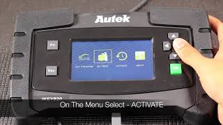 AUTEK IKEY820 Activation  KEY CODE USA [upl. by Llerrom]