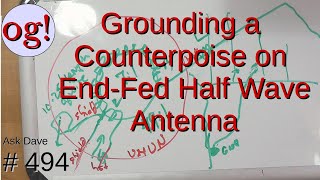 Grounding a Counterpoise on EndFed Half Wave Antenna 494 [upl. by Hummel546]