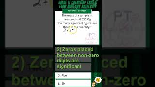 Grade 11 Chemistry Contest  Avogadro Exam Question  Significant Figures [upl. by Scheider154]