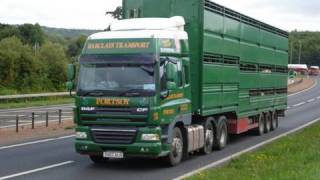 TRUCKS LORRIES NEAR DUNDEE SCOTLAND 2009 [upl. by Keifer]