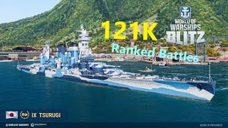 Tsurugi 120k wowsblitz [upl. by Nnaeed]