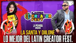 La Santa Y Diilone Hablan Del Creator Fest [upl. by Ettevets439]