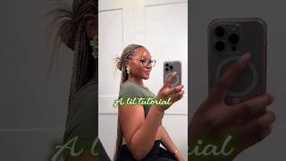 ✨ Ready for a chic bun box braids tutorial braids boxbraidstyles smallboxbraids hairstyles [upl. by Penland]