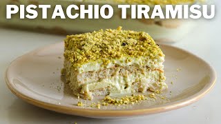 Pistachio Tiramisu Recipe [upl. by Cecilia]