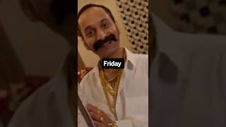 Moods Change Drastically on Friday youtubeshorts tgif fridaynightfunkin malayalam avesham [upl. by Narrat]