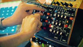 First analog sound test with Behringer Model D  Moog Minimoog clone [upl. by Lemieux]