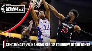 Cincinnati Bearcats vs Kansas Jayhawks  Full Game Highlights  ESPN College Basketball [upl. by Mungam29]