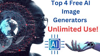 Top 4 Free AI Image Generators Unlimited Use [upl. by Rovit]