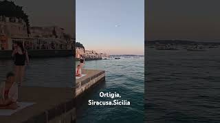 Tramonto in Ortigia Ferragosto ❤️💝💖15082024 sicilia sansedtrevel [upl. by Enaj]