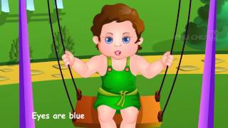 Chubby Cheeks Rhyme with Lyrics and Actions  English Nursery Rhymes Cartoon Animation [upl. by Ariajaj]