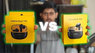 Realme T110 vs T300 Earbuds Comparison  Worth The Extra 700 Rs [upl. by Ocire]