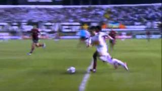 Santos 4 x 5 Flamengo Elano bate penalti com cavadinha e Felipe defende na Embaixadinha 270711 [upl. by Gillead]