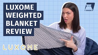 Luxome Weighted Blanket Review  Best Blanket For Couples [upl. by Spike175]