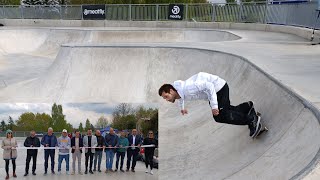 Mladá Boleslav Nový moderní skatepark v areálu Betonárky Radouč byl oficiálně otevřen [upl. by Obediah]