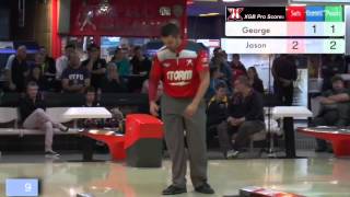 X Games Bowling Jason Belmonte Vs George Frilingos Episode 2 [upl. by Airtap739]