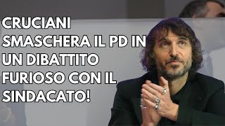 Cruciani SMASCHERA il PD in un Dibattito Furioso con il Sindacato Notizie politica Italiana [upl. by Lovering]